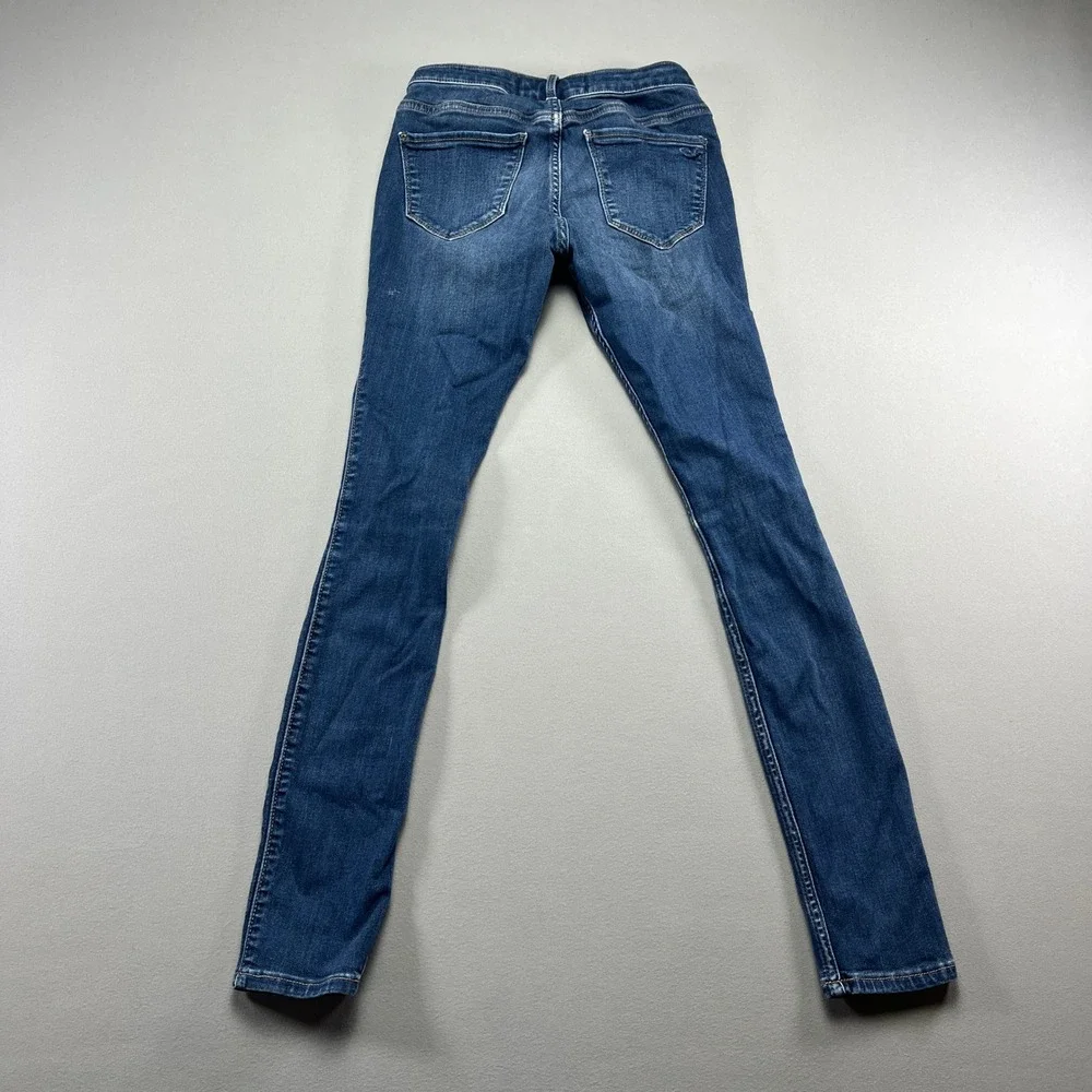 Hollister Legging Jeans Womens 1R Blue Denim Skinny Leg Low Rise Medium Wash